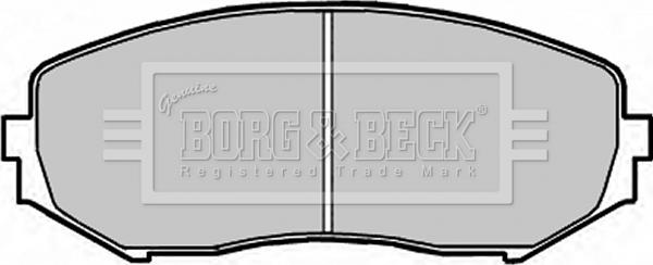 Borg & Beck BBP1957 - Bremžu uzliku kompl., Disku bremzes ps1.lv