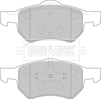 Borg & Beck BBP1902 - Bremžu uzliku kompl., Disku bremzes ps1.lv