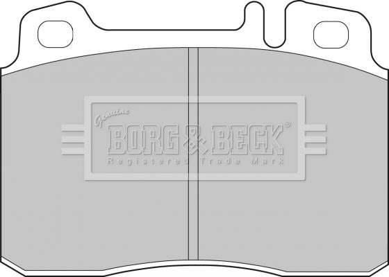 Borg & Beck BBP1492 - Bremžu uzliku kompl., Disku bremzes ps1.lv