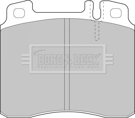 Borg & Beck BBP1464 - Bremžu uzliku kompl., Disku bremzes ps1.lv