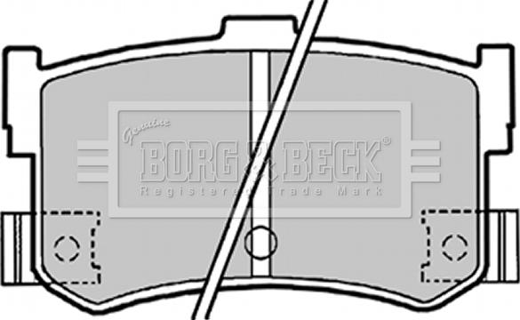 Borg & Beck BBP1413 - Bremžu uzliku kompl., Disku bremzes ps1.lv