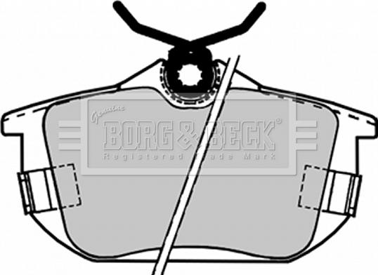 Borg & Beck BBP1488 - Bremžu uzliku kompl., Disku bremzes ps1.lv