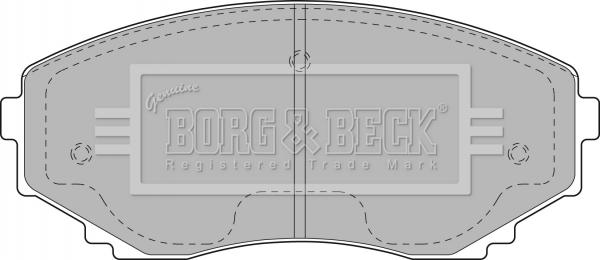 Borg & Beck BBP1472 - Bremžu uzliku kompl., Disku bremzes ps1.lv