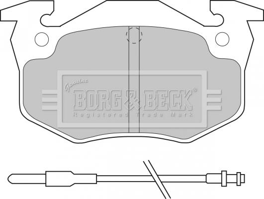 Borg & Beck BBP1545 - Bremžu uzliku kompl., Disku bremzes ps1.lv