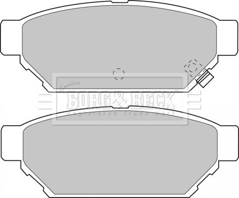 Borg & Beck BBP1543 - Bremžu uzliku kompl., Disku bremzes ps1.lv