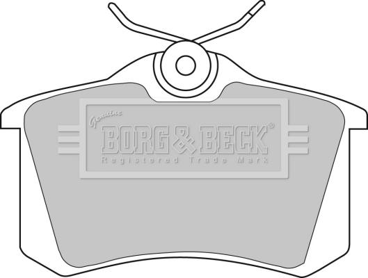 Borg & Beck BBP1542 - Bremžu uzliku kompl., Disku bremzes ps1.lv