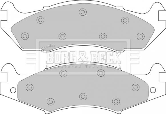 Borg & Beck BBP1566 - Bremžu uzliku kompl., Disku bremzes ps1.lv