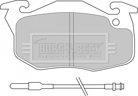 Borg & Beck BBP1532 - Bremžu uzliku kompl., Disku bremzes ps1.lv