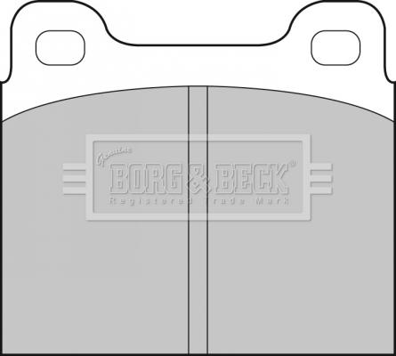 Borg & Beck BBP1698 - Bremžu uzliku kompl., Disku bremzes ps1.lv