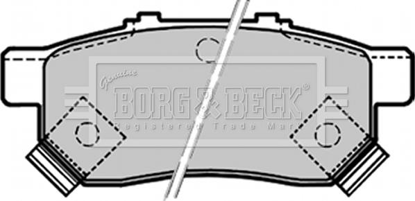 Borg & Beck BBP1657 - Bremžu uzliku kompl., Disku bremzes ps1.lv