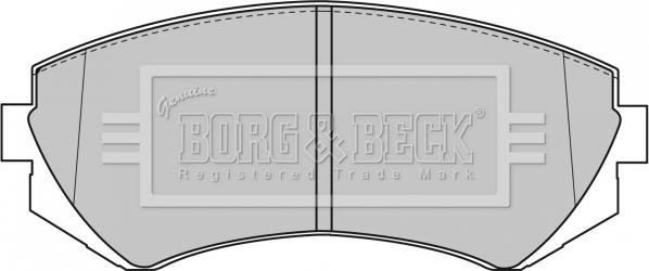 Borg & Beck BBP1611 - Bremžu uzliku kompl., Disku bremzes ps1.lv