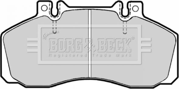 Borg & Beck BBP1636 - Bremžu uzliku kompl., Disku bremzes ps1.lv