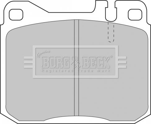 Borg & Beck BBP1061 - Bremžu uzliku kompl., Disku bremzes ps1.lv