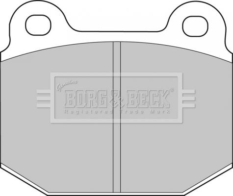 Borg & Beck BBP1005 - Bremžu uzliku kompl., Disku bremzes ps1.lv