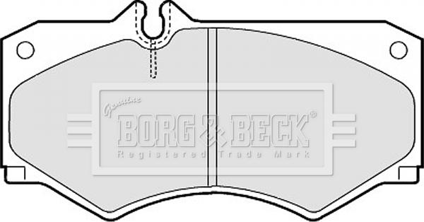 Borg & Beck BBP1089 - Bremžu uzliku kompl., Disku bremzes ps1.lv