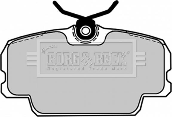 Borg & Beck BBP1084 - Bremžu uzliku kompl., Disku bremzes ps1.lv