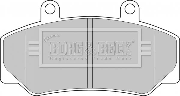 Borg & Beck BBP1087 - Bremžu uzliku kompl., Disku bremzes ps1.lv