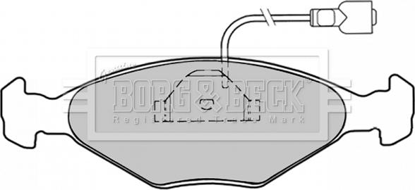 Borg & Beck BBP1029 - Bremžu uzliku kompl., Disku bremzes ps1.lv