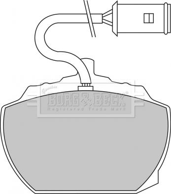 Remsa PCA005812 - Bremžu uzliku kompl., Disku bremzes ps1.lv