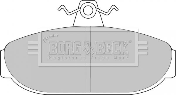 Borg & Beck BBP1079 - Bremžu uzliku kompl., Disku bremzes ps1.lv