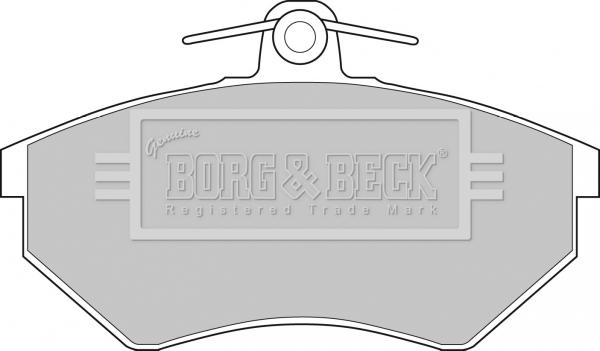 Borg & Beck BBP1427 - Bremžu uzliku kompl., Disku bremzes ps1.lv