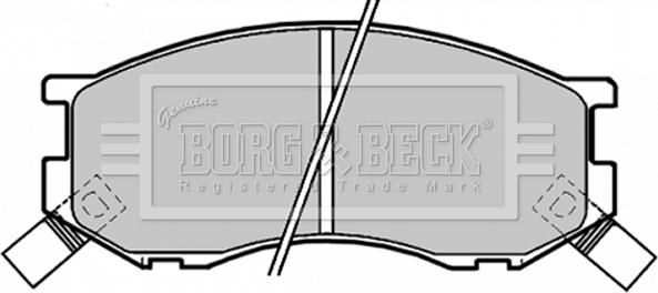 Borg & Beck BBP1190 - Bremžu uzliku kompl., Disku bremzes ps1.lv