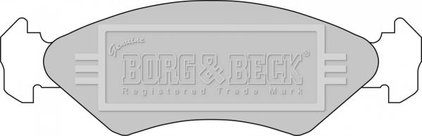 Borg & Beck BBP1112 - Bremžu uzliku kompl., Disku bremzes ps1.lv