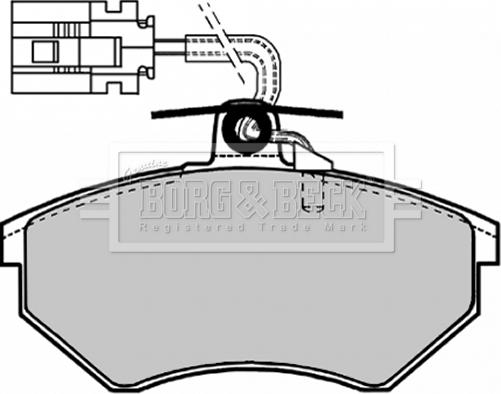 Borg & Beck BBP1127 - Bremžu uzliku kompl., Disku bremzes ps1.lv