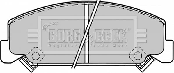 Borg & Beck BBP1176 - Bremžu uzliku kompl., Disku bremzes ps1.lv