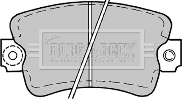 Borg & Beck BBP1178 - Bremžu uzliku kompl., Disku bremzes ps1.lv