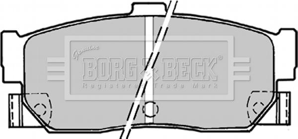 Borg & Beck BBP1177 - Bremžu uzliku kompl., Disku bremzes ps1.lv