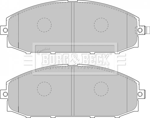 Borg & Beck BBP1866 - Bremžu uzliku kompl., Disku bremzes ps1.lv