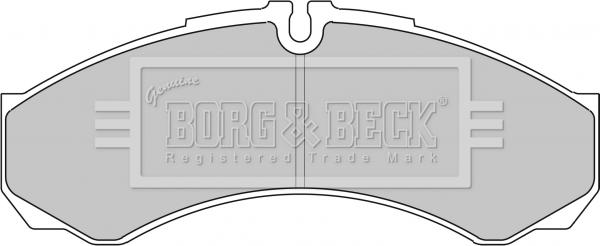 Borg & Beck BBP1862 - Bremžu uzliku kompl., Disku bremzes ps1.lv