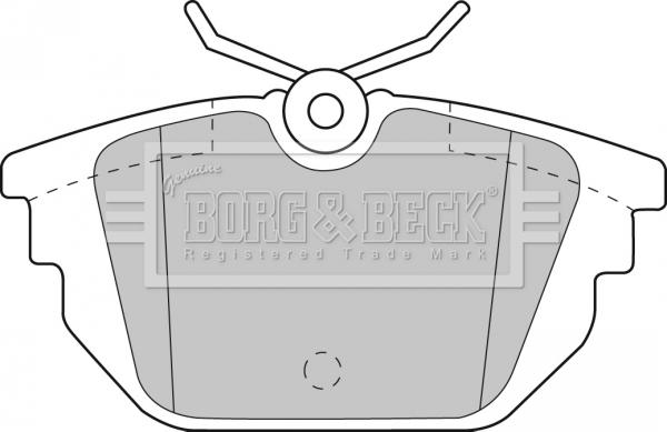 Borg & Beck BBP1867 - Bremžu uzliku kompl., Disku bremzes ps1.lv