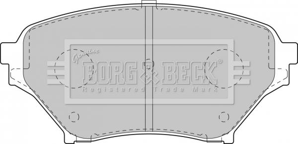 Borg & Beck BBP1817 - Bremžu uzliku kompl., Disku bremzes ps1.lv