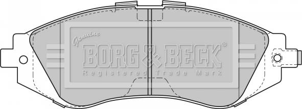 Borg & Beck BBP1881 - Bremžu uzliku kompl., Disku bremzes ps1.lv