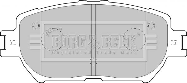 Borg & Beck BBP1833 - Bremžu uzliku kompl., Disku bremzes ps1.lv