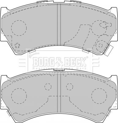 Borg & Beck BBP1827 - Bremžu uzliku kompl., Disku bremzes ps1.lv