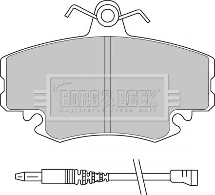 Borg & Beck BBP1397 - Bremžu uzliku kompl., Disku bremzes ps1.lv