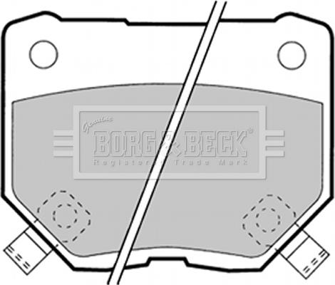 Borg & Beck BBP1349 - Bremžu uzliku kompl., Disku bremzes ps1.lv