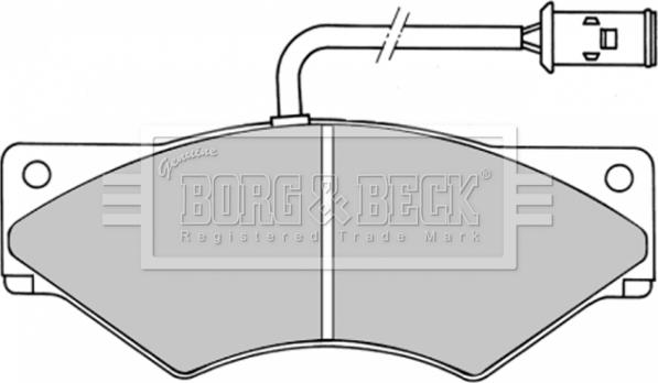 Borg & Beck BBP1357 - Bremžu uzliku kompl., Disku bremzes ps1.lv