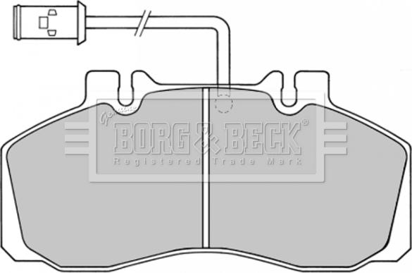 Borg & Beck BBP1362 - Bremžu uzliku kompl., Disku bremzes ps1.lv