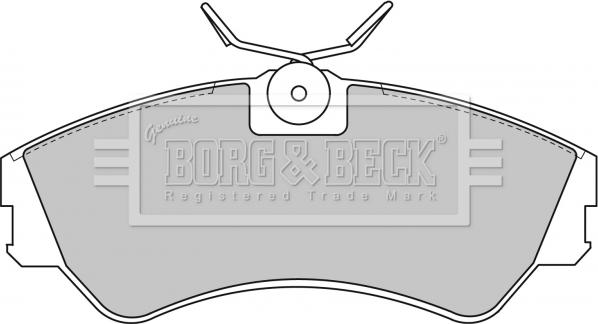 Borg & Beck BBP1316 - Bremžu uzliku kompl., Disku bremzes ps1.lv