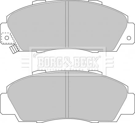 Borg & Beck BBP1389 - Bremžu uzliku kompl., Disku bremzes ps1.lv