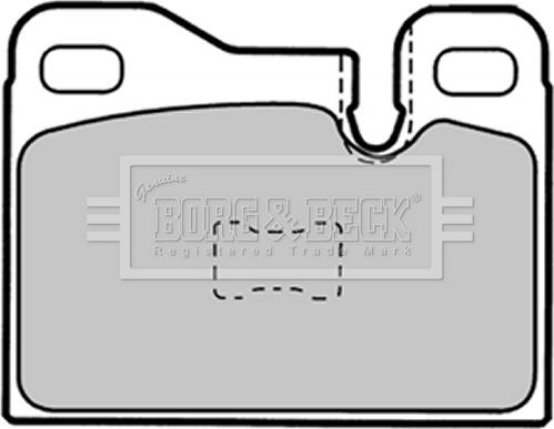 Borg & Beck BBP1337 - Bremžu uzliku kompl., Disku bremzes ps1.lv