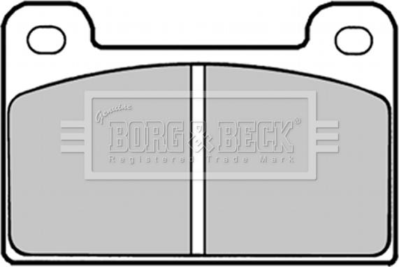 Borg & Beck BBP1292 - Bremžu uzliku kompl., Disku bremzes ps1.lv