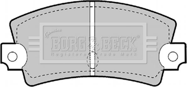 Borg & Beck BBP1247 - Bremžu uzliku kompl., Disku bremzes ps1.lv