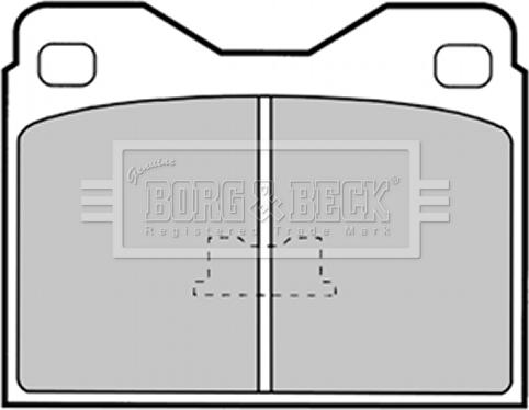 Borg & Beck BBP1259 - Bremžu uzliku kompl., Disku bremzes ps1.lv