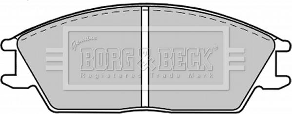 Borg & Beck BBP1268 - Bremžu uzliku kompl., Disku bremzes ps1.lv