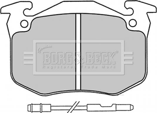 Borg & Beck BBP1230 - Bremžu uzliku kompl., Disku bremzes ps1.lv